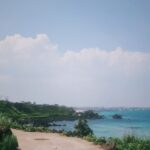 Wyspa Czedżu (Jeju) bez samochodu czy z wynajętym autem? Porównanie opcji i kosztów Zielone wybrzeże wyspy Czedżu z widokiem na błękitne morze